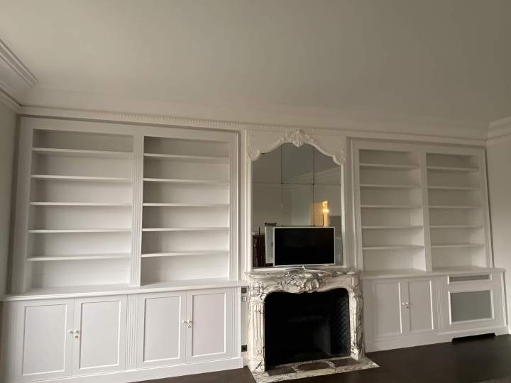 Bibliothèque murale sur mesure L’Orne